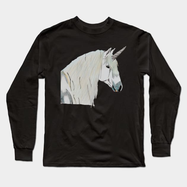 Unicorn Magic, Pure and True- Orange Long Sleeve T-Shirt by EarthSoul